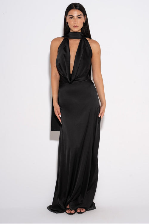 Elegant Black Evening Dress